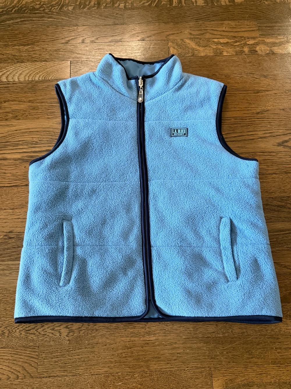 L.A. Blues Vintage 90s Fleece Zip Up Vest